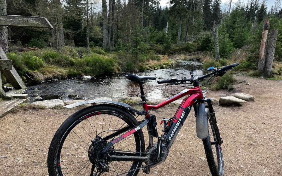 Im Winter mit dem MTB im Harz